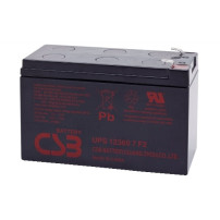 CSB 12V 7,2AH UPS 123607 F2 (7.2Ah) 12V-7,2AH Batteria al piombo ricaricabile