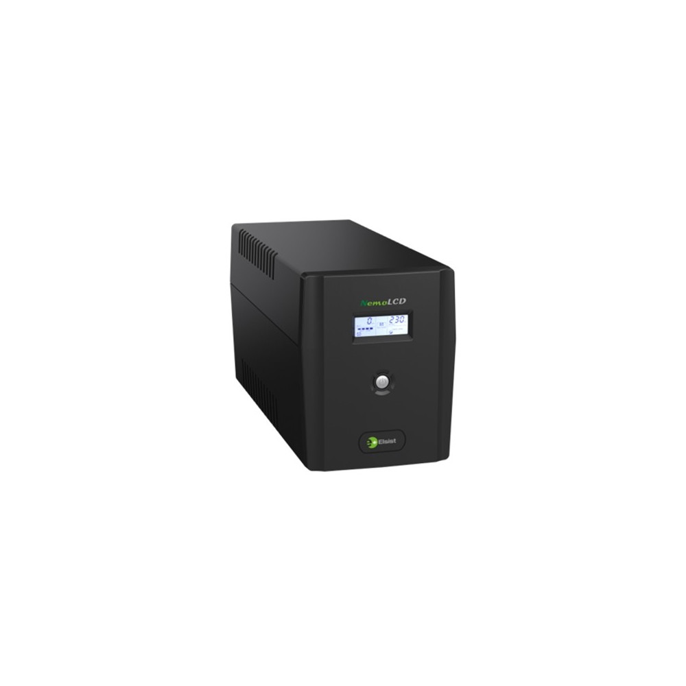 UPS ELSIST NEMOLCD 160 - 1600VA/600W LCD 2IEC + 2SCHUKO USB+SW