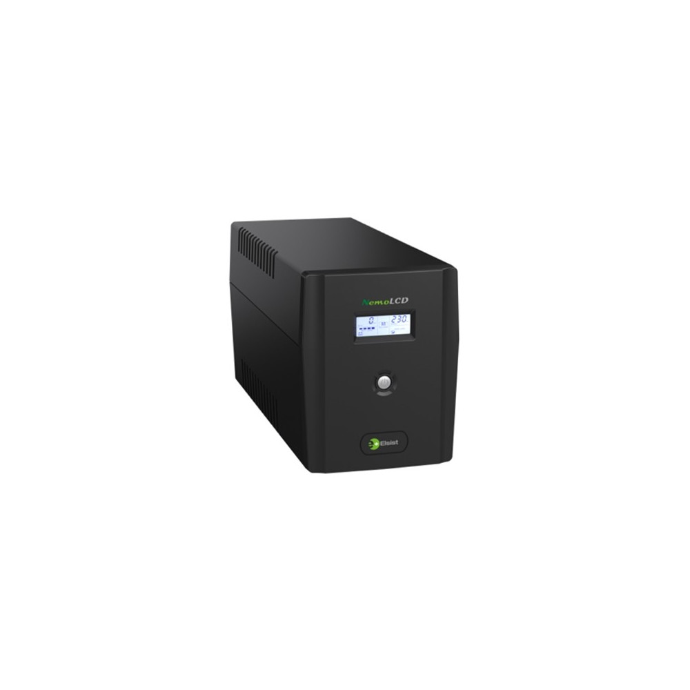 UPS ELSIST NEMOLCD 200 - 2000VA/900W LCD 2IEC + 2SCHUKO USB+SW