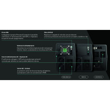 GTEC UPS Pulse 1000 New - Line interactive 1000VA/600W Gruppo di Continuità