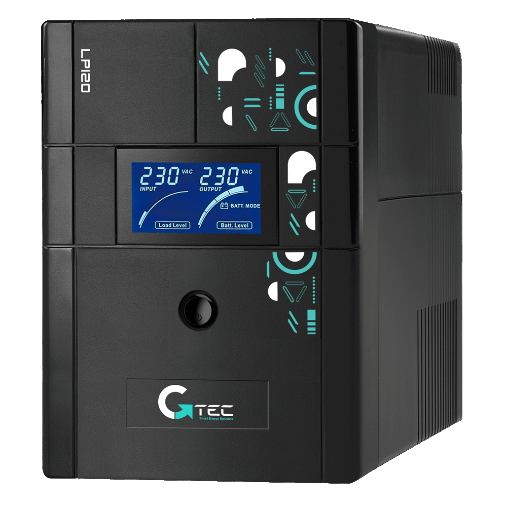 GTEC UPS LP120N 1500 è un gruppo di continuità Line Interactive da 1500VA/1050W,