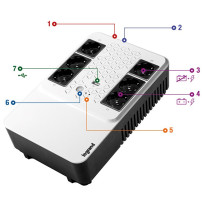 LEGRAND UPS New Keor Multiplug - Line interactive 800VA/480W Gruppo di Continuità